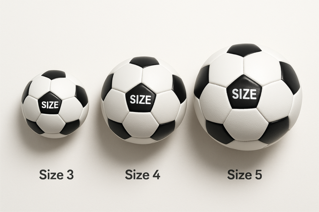 soccer ball size by age