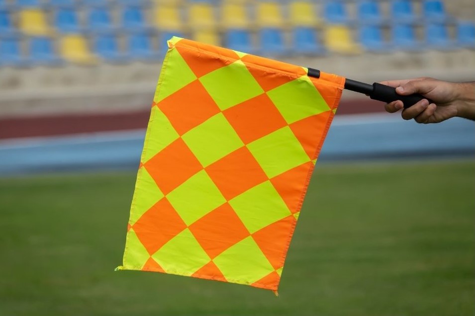 soccer offside flag
