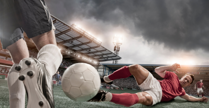 aggressive fair play soccer slide