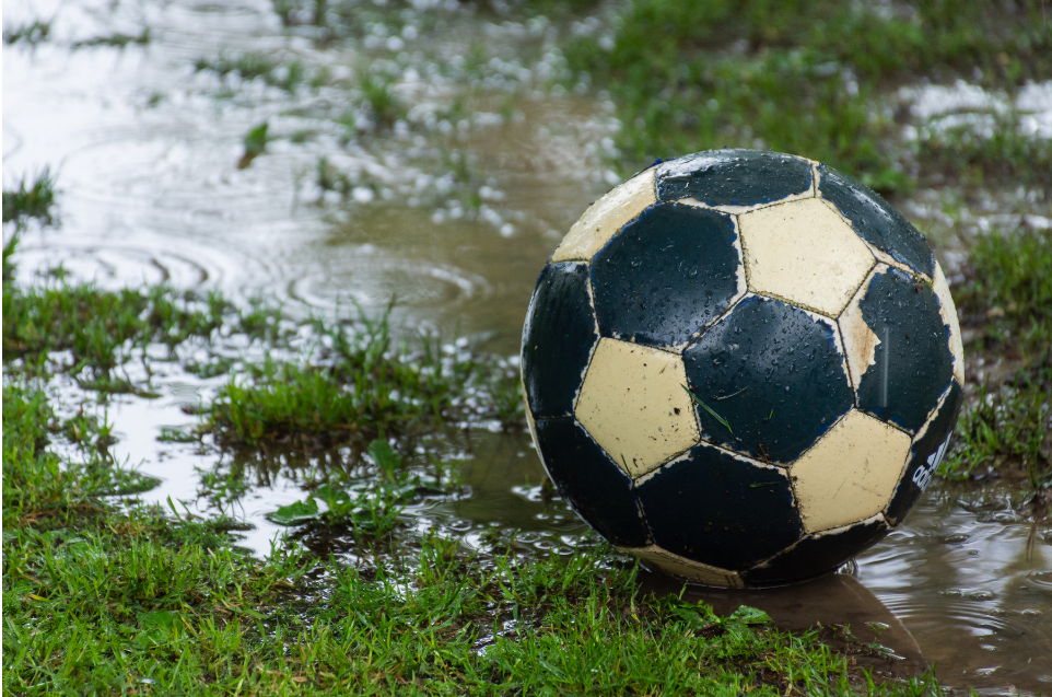 rainy day soccer training