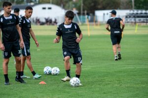 player at youth soccer tryout