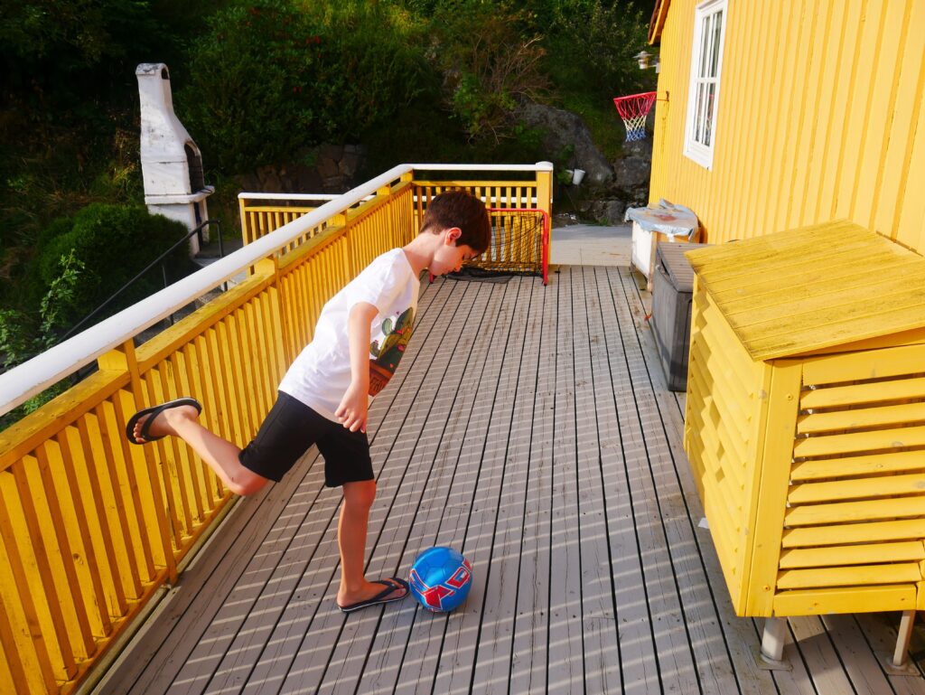 soccer practice at home
